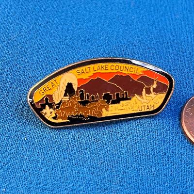 ENAMELED B.S.A. GREAT SALT LAKE COUNCIL UTAH PIN