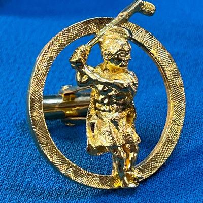 TROJAN SOLDIERS GOLFING CUFFLINKS