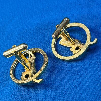 TROJAN SOLDIERS GOLFING CUFFLINKS