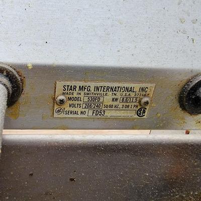 Star deep fryer,  table model, model 530FD