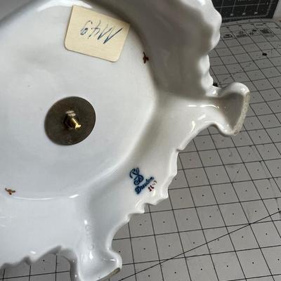 Antique Dresden Floral URN 