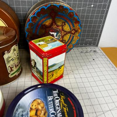 Vintage TINS (6) Lot