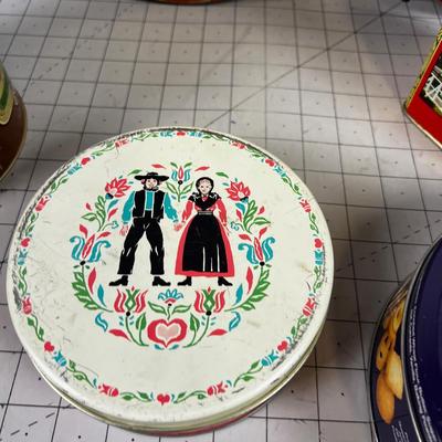 Vintage TINS (6) Lot