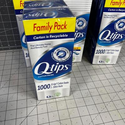 4 Packages of Q TIPS.  NEW 