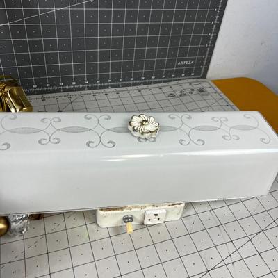 3 Light Fixtures; Wall Sconces and Bathroom Light