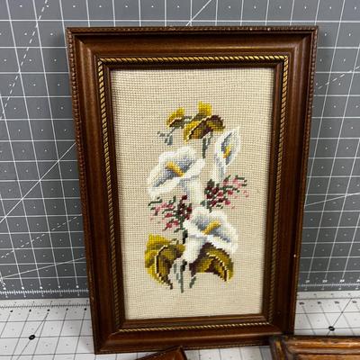 3 Vintage Framed Pictures