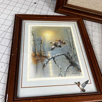 3 Vintage Framed Pictures