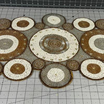 Beaded Table Runner