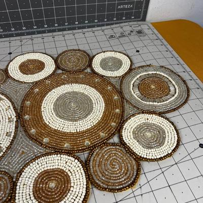 Beaded Table Runner