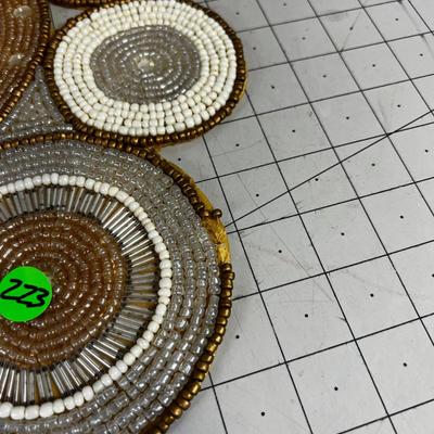 Beaded Table Runner