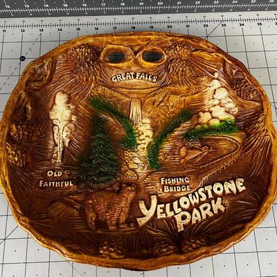 Yellow Stone Tray, Resin Material 