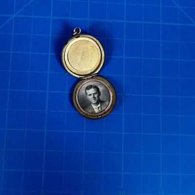 Antique Gold Plated Locket 