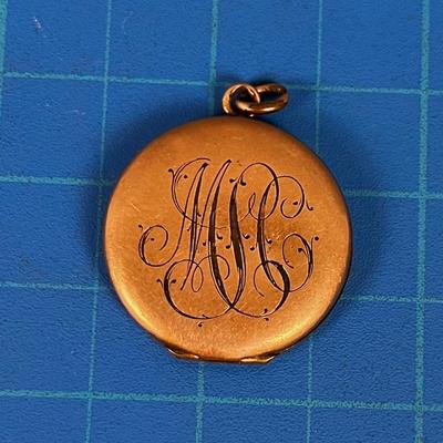 Antique Gold Plated Locket 
