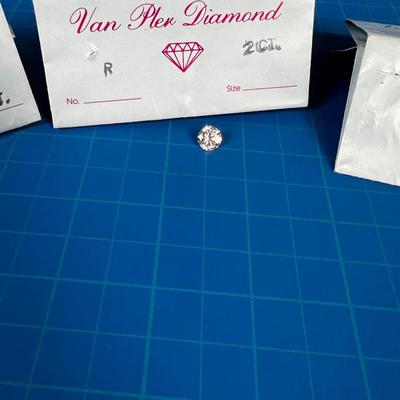 3 total -  Van Pleu Pler  ? Diamonds - (2) 2 Karats and (1) 4 K
