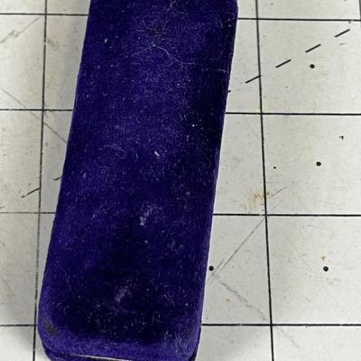 Antique Yellow Gold K NOT MARKED but? Has a Black Dot Quartz Stone. 