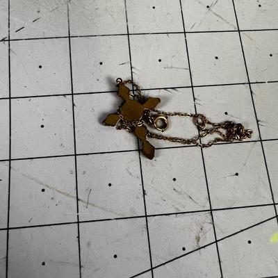 Antique Garnet Cross 