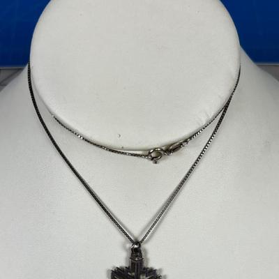 Sterling Silver Winter Olympic Pendant with Chain 