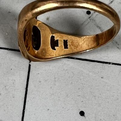 High School Class Ring 1921, 10k