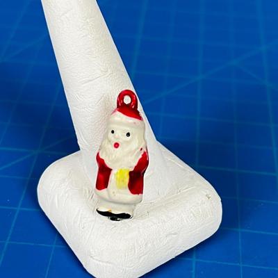 Vintage Santa Claus Pendant, Plastic
