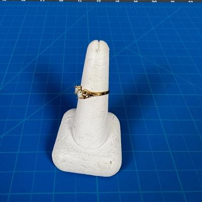 14K HGE Ring with Opals 