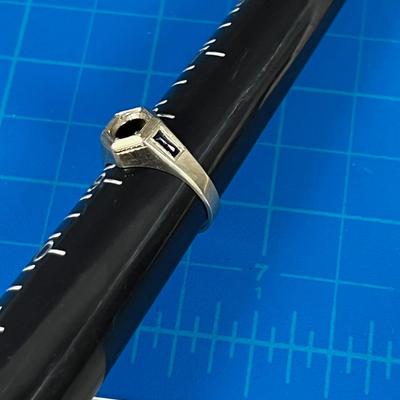 18 K White Gold Antique Ring NO Center STONE