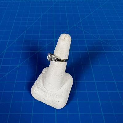 925 Crystal Stone Ring  Pretty but probably Faux? 