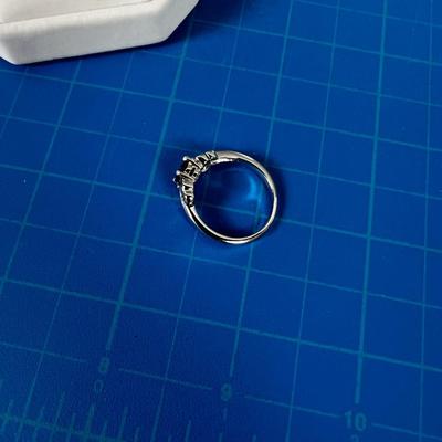 Amethyst Ring and White Box 