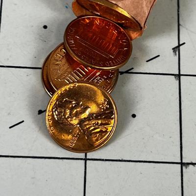 Roll of 50 1961 D Pennies UNCIRCULATED 