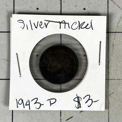 1943-P Silver Nickle 