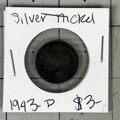 1943-P Silver Nickle 