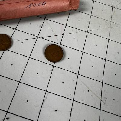 Roll of 50  : 1936  P,S and D  Pennies - CIRCULATED 