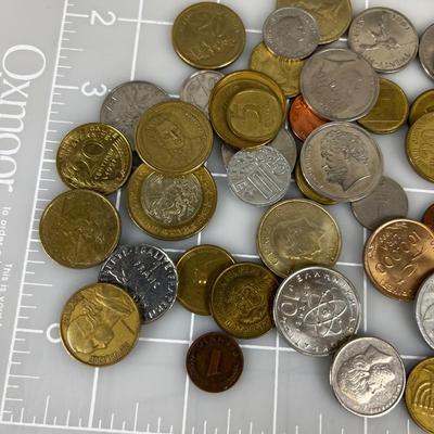 Collection of Foreign Coins & Tokens