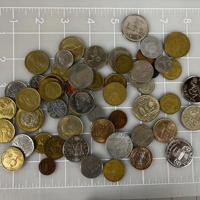 Collection of Foreign Coins & Tokens