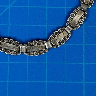 Sterling Silver Forget Me Not Bracelet
