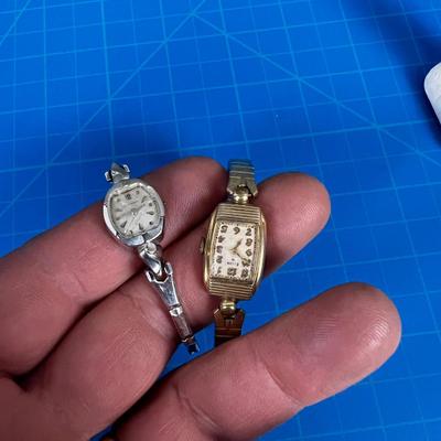 (2) 10 K Gold Filled Watches: Elgin & ? 