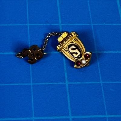 Letter Jacket or Lapel Pin 1938 Seminary 