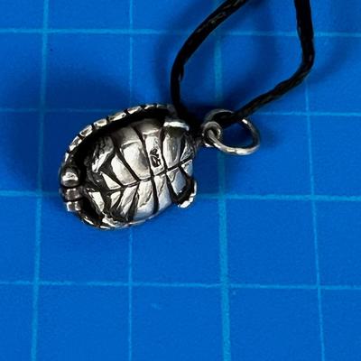 Silver Turtle Pendant CUTE!