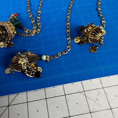 Belly Dancer Scenario Dangly Chain Costume Jewelry 