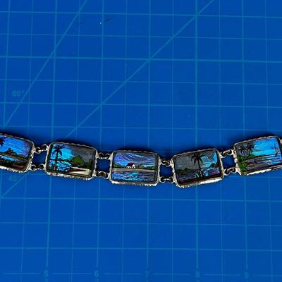 900 Silver Tropical Island Bracelet