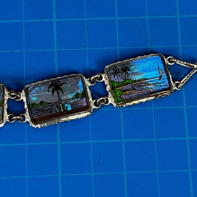 900 Silver Tropical Island Bracelet