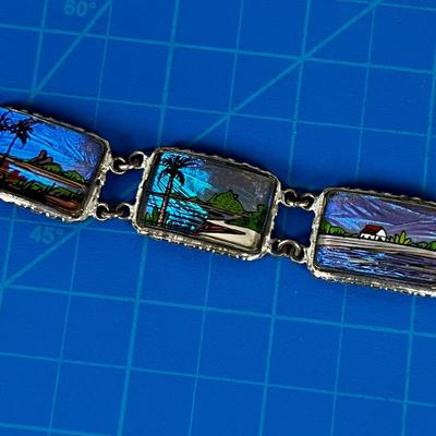 900 Silver Tropical Island Bracelet