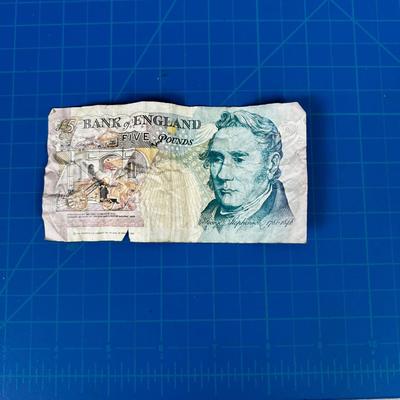 Bank of England 5 Pound Note 