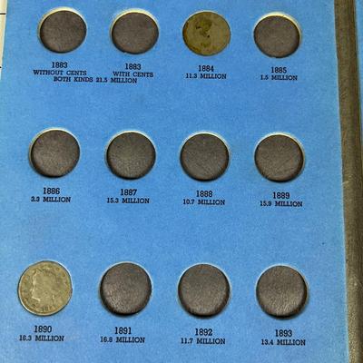 Partial Liberty Head Nickle Collection. 