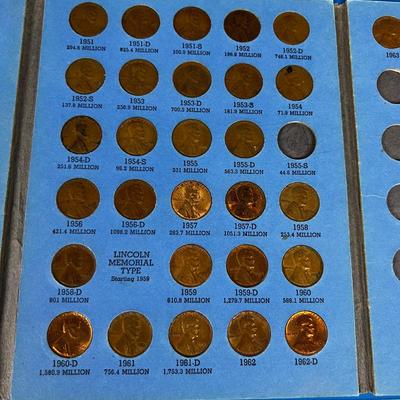 Lincoln Cent Collection 1941 to 1964 