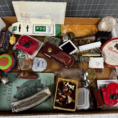 JUNK Drawer Clean OUT: Harmonica, Stamps 