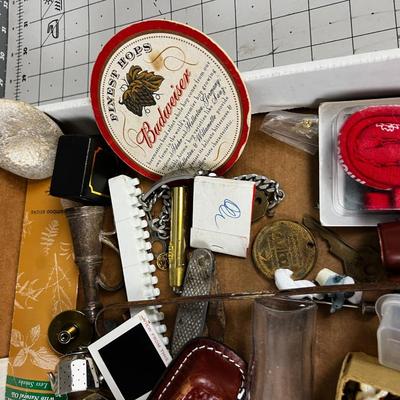 JUNK Drawer Clean OUT: Harmonica, Stamps 