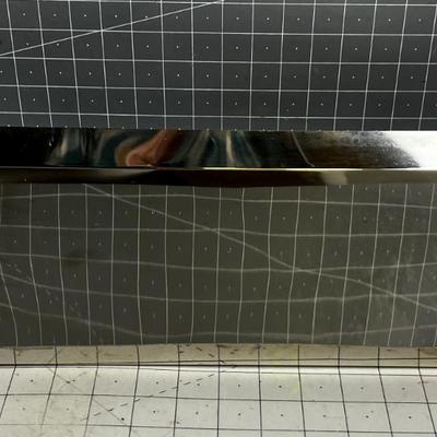 Chrome Tray with Black Horn Handles 