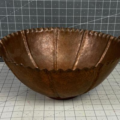 Hammered Copper Bowl 