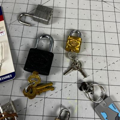 Collection of Little Pad Locks 