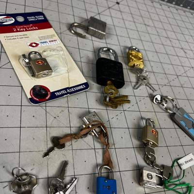 Collection of Little Pad Locks 